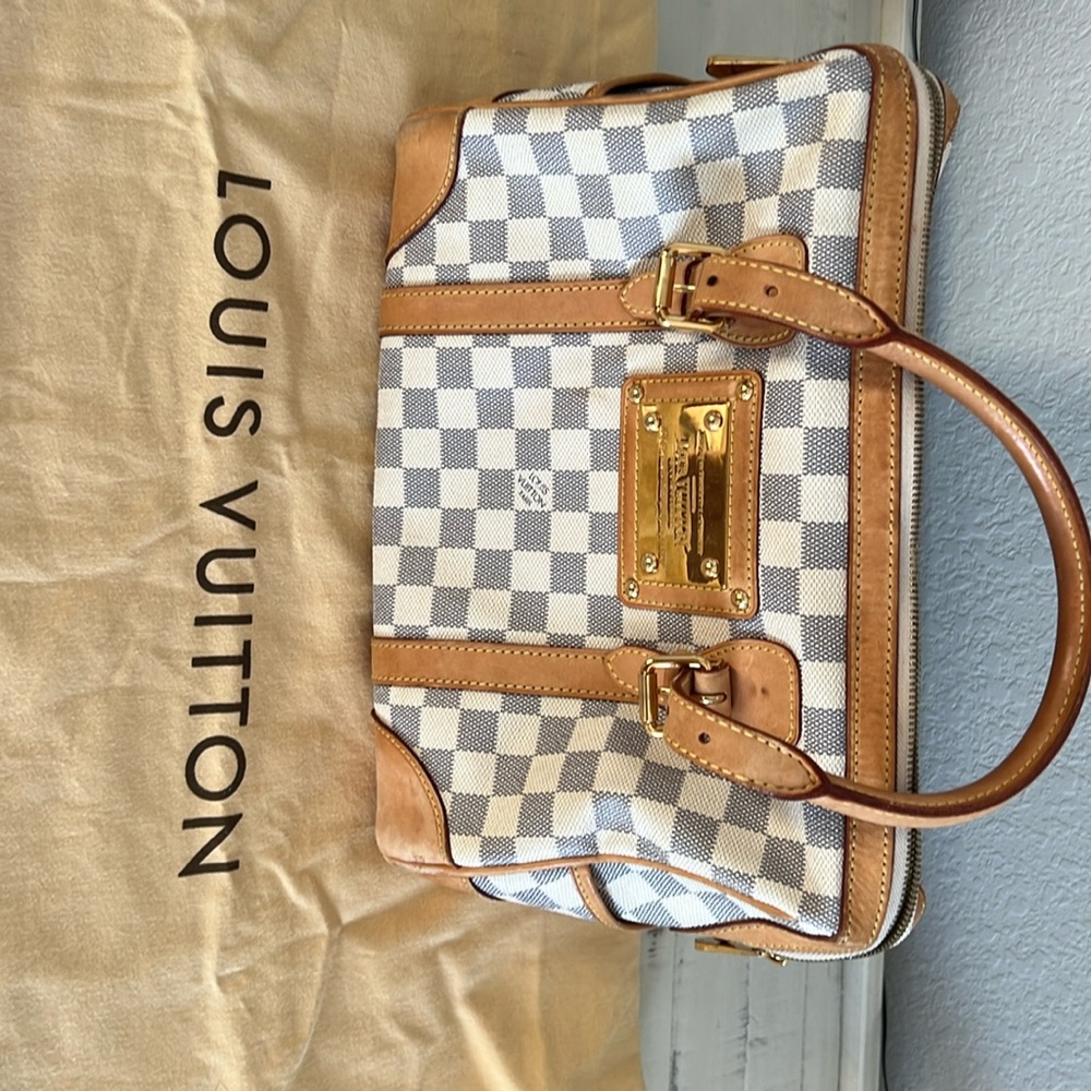 Pre-Loved Louis Vuitton Damier Azur Berkeley Handbag
